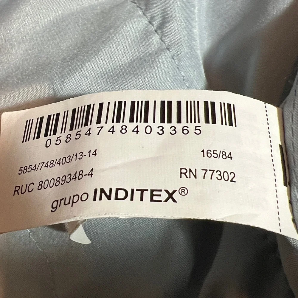 Zara Kids Pastel Blue Varsity Jacket